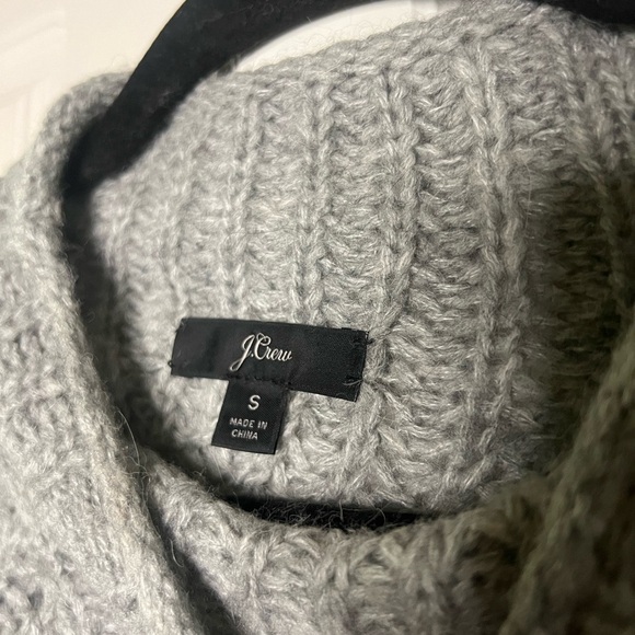 J. Crew pointelle Cableknit sweater alpaca blend - Picture 8 of 10